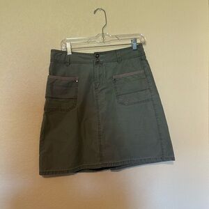 Horny Toad Women’s Olive Green Cargo Skirt